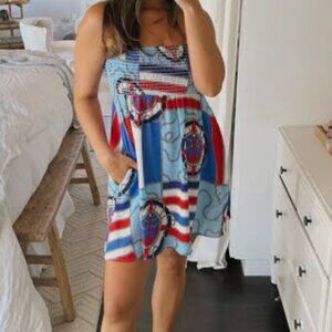 Show me your Mumu Nautical Mini Dress